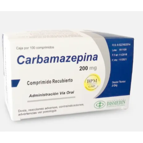 CARBAMAZEPINA 200 MG CAJA X 100 - Ecofarma